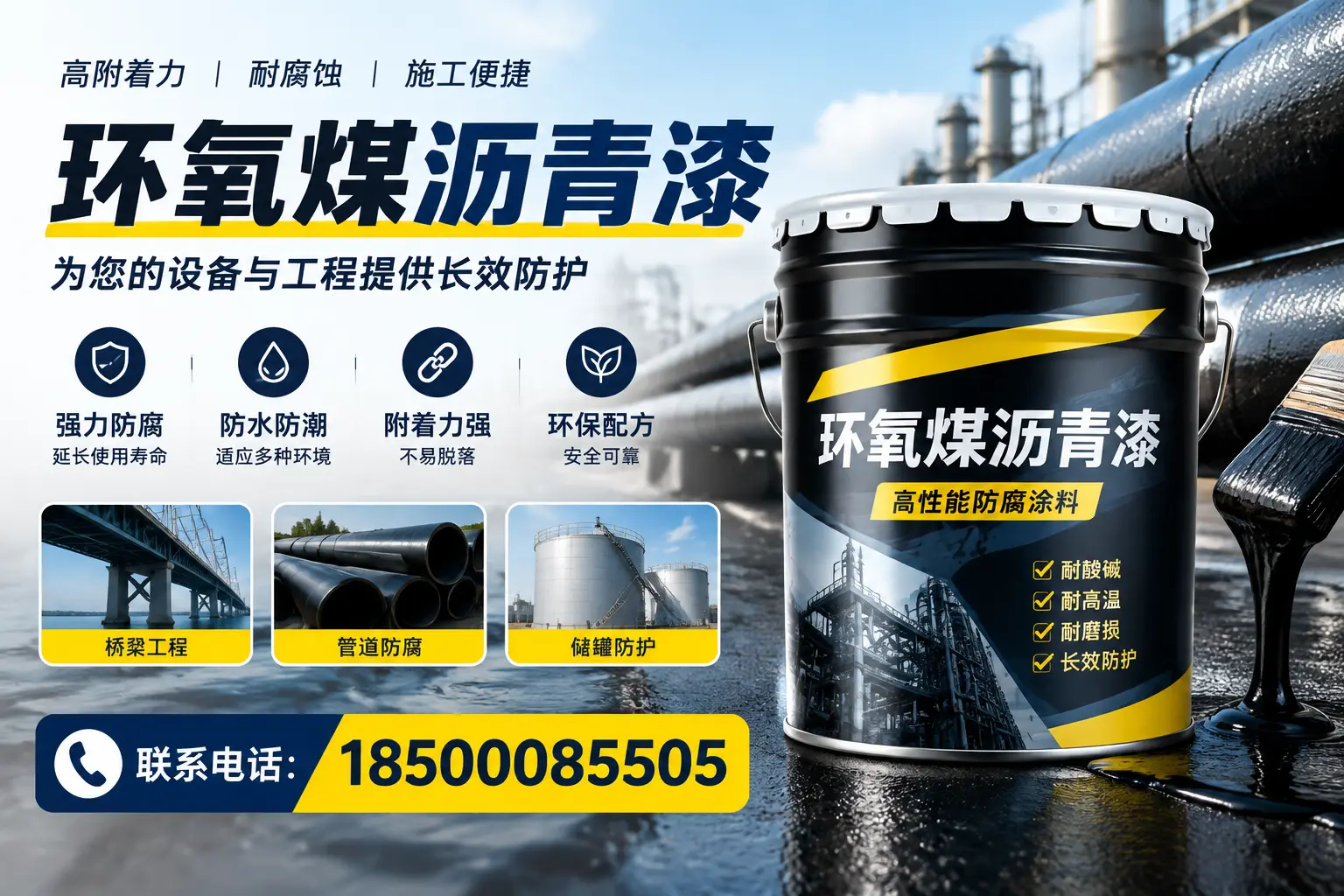 环氧煤沥青漆与其他涂料的对比分析，助力张家口企业决策