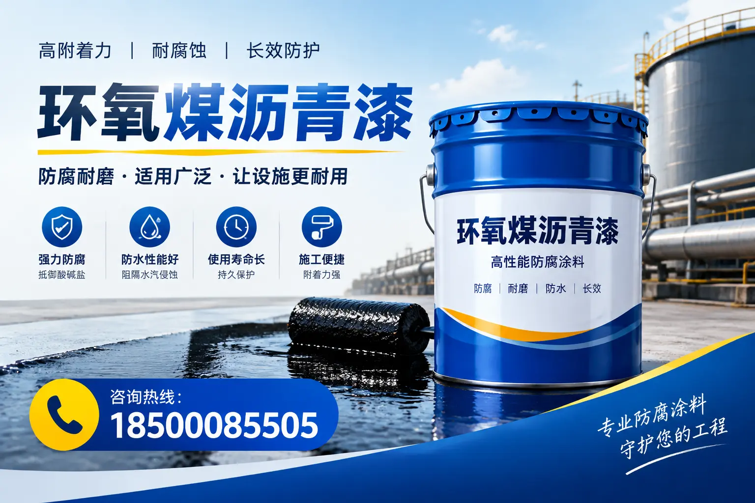 环氧煤沥青漆与其他涂料的对比分析，助力张家口企业决策